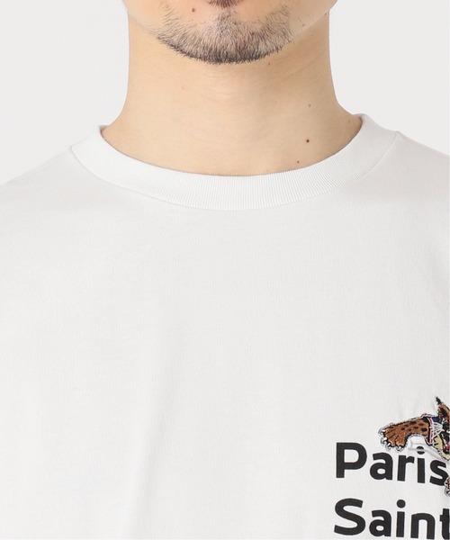 EDIFICE(エディフィス)の「【Paris Saint-Germain】ハンティング ジェルマン刺繍 Tシャツ(Tシャツ/カットソー・メンズ・ブラック/カーキ/ホワイト・MEDIUM/LARGE/SMALL/FREE)」の18枚目の写真