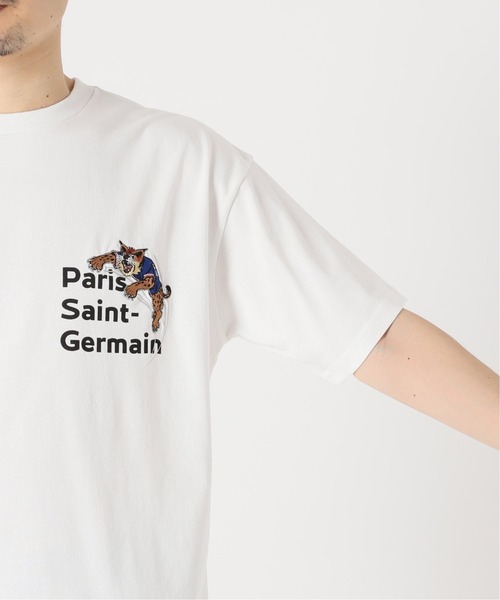 EDIFICE(エディフィス)の「【Paris Saint-Germain】ハンティング ジェルマン刺繍 Tシャツ(Tシャツ/カットソー・メンズ・ブラック/カーキ/ホワイト・MEDIUM/LARGE/SMALL/FREE)」の19枚目の写真