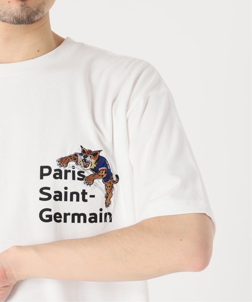 EDIFICE(エディフィス)の「【Paris Saint-Germain】ハンティング ジェルマン刺繍 Tシャツ(Tシャツ/カットソー・メンズ・ブラック/カーキ/ホワイト・MEDIUM/LARGE/SMALL/FREE)」の20枚目の写真