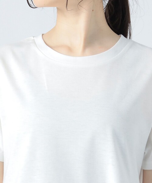 セール】アシンメトリー 異素材プルオーバー（Tシャツ/カットソー