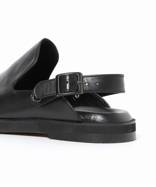 HERISSON（エリソン）の「【HERISSON / エリソン】トゥキャップサンダル ”Made in Japan”（サンダル・メンズ・ブラック・26/27/28）」の3枚目の写真