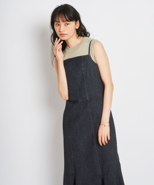 Feroux（フェルゥ）の「【洗える】ハイネック ノースリーブ ニット（ニット/セーター・レディース・ホワイト系/ブラック系/ベージュ系/ライトグリーン系・2）」の16枚目の写真