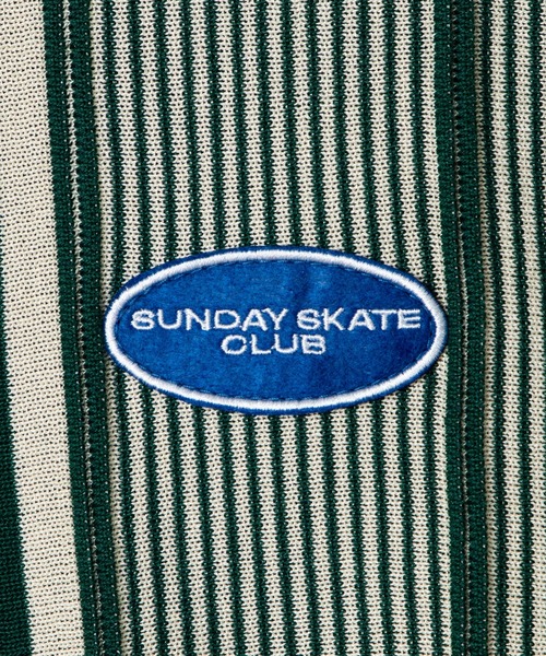 WEGO（ウィゴー）の「WEGO/ハーフZIP BIGニットポロ（ポロシャツ・メンズ・ホワイト/ダークグリーン・MEDIUM/LARGE）」の12枚目の写真