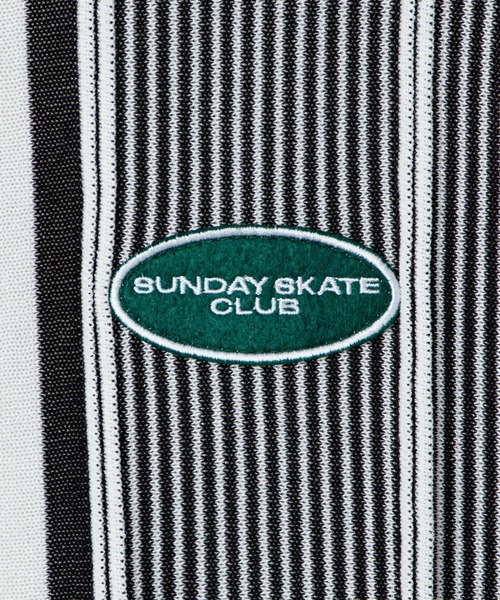 WEGO（ウィゴー）の「WEGO/ハーフZIP BIGニットポロ（ポロシャツ・メンズ・ホワイト/ダークグリーン・MEDIUM/LARGE）」の13枚目の写真