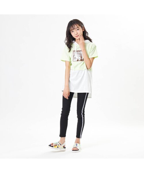 algy(アルジー)の「接触冷感レギパン_ストレッチ(その他パンツ・キッズ・オフホワイト/ミント/ラベンダー・X-SMALL/MEDIUM/SMALL/XX-SMALL)」の4枚目の写真