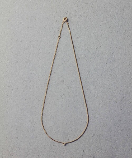 and cloud（アンドクラウド）の「Grayscale Diamond Necklace（ネックレス・レディース・イエローゴールド・FREE）」の2枚目の写真