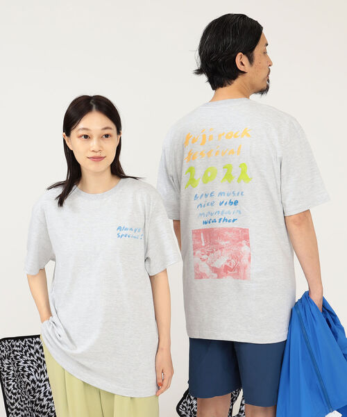 BEAMS（ビームス）の「＜MEN＞FUJI ROCK FESTIVAL'22 × BEAMS / Mayumi Yamase always special (love to UK SM（Tシャツ/カットソー・メンズ・アッシュ・M/L/XL/XXL）」の8枚目の写真