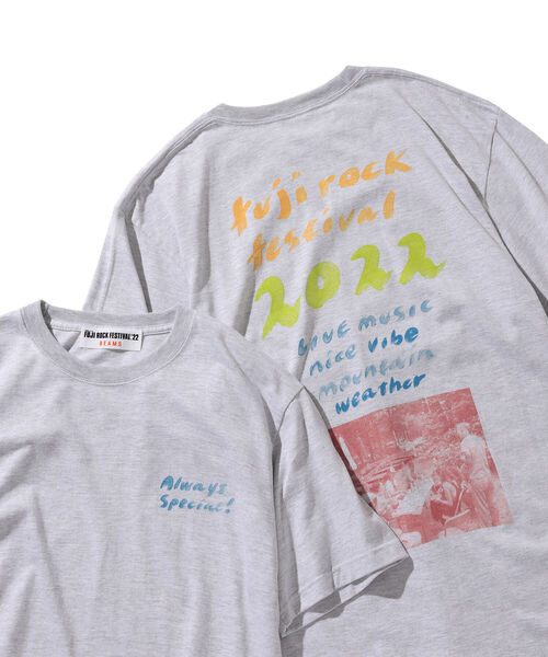 BEAMS（ビームス）の「＜MEN＞FUJI ROCK FESTIVAL'22 × BEAMS / Mayumi Yamase always special (love to UK SM（Tシャツ/カットソー・メンズ・アッシュ・M/L/XL/XXL）」の9枚目の写真