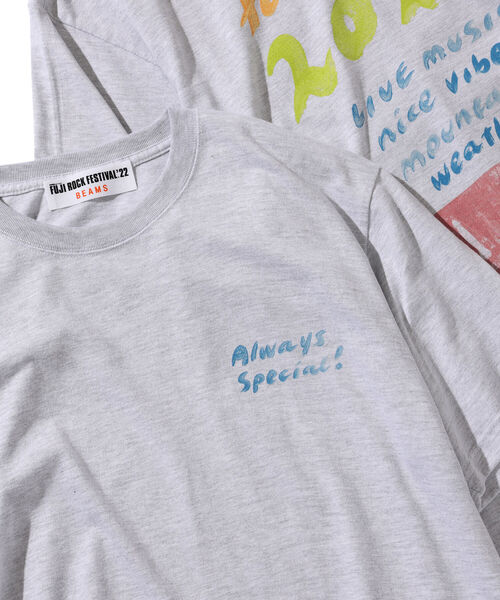 BEAMS（ビームス）の「＜MEN＞FUJI ROCK FESTIVAL'22 × BEAMS / Mayumi Yamase always special (love to UK SM（Tシャツ/カットソー・メンズ・アッシュ・M/L/XL/XXL）」の7枚目の写真