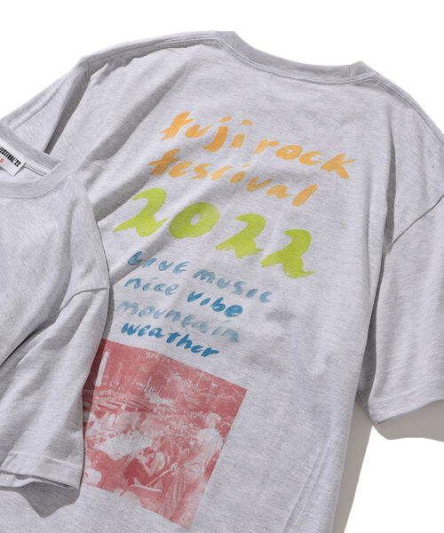 BEAMS（ビームス）の「＜MEN＞FUJI ROCK FESTIVAL'22 × BEAMS / Mayumi Yamase always special (love to UK SM（Tシャツ/カットソー・メンズ・アッシュ・M/L/XL/XXL）」の5枚目の写真