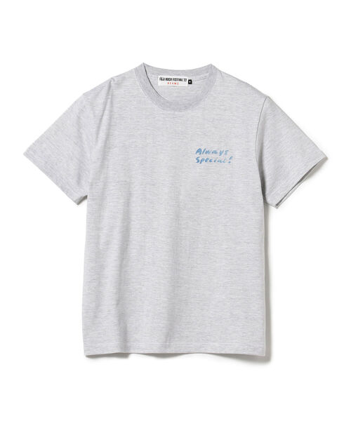BEAMS（ビームス）の「＜MEN＞FUJI ROCK FESTIVAL'22 × BEAMS / Mayumi Yamase always special (love to UK SM（Tシャツ/カットソー・メンズ・アッシュ・M/L/XL/XXL）」の4枚目の写真