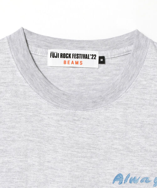 BEAMS（ビームス）の「＜MEN＞FUJI ROCK FESTIVAL'22 × BEAMS / Mayumi Yamase always special (love to UK SM（Tシャツ/カットソー・メンズ・アッシュ・M/L/XL/XXL）」の3枚目の写真
