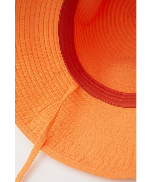 SLY（スライ）の「TAPE HAT ハット（ハット・レディース・オレンジ/ブラック/ベージュ・FREE）」の6枚目の写真