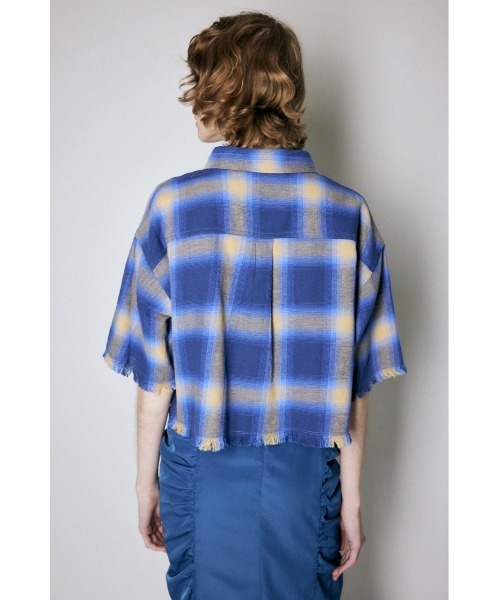 moussy - 【美品】MOUSSY FRINGE OMBRE CHECK シャツ MOUSSY（マウジー）の「FRINGE OMBRE CHECK シャツ（シャツ