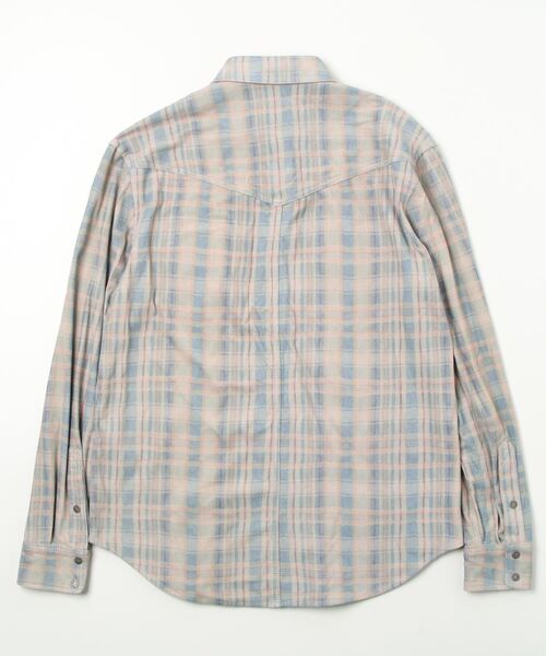 DIESEL（ディーゼル）の「メンズ レザー シャツ チェック（ブルゾン