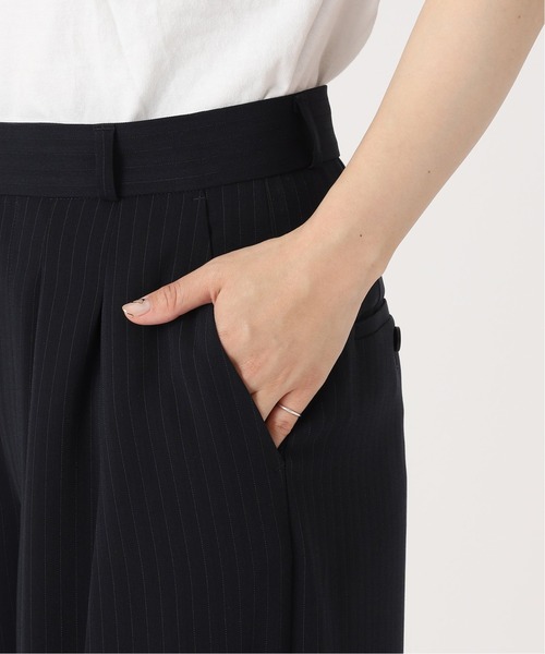 journal standard L'essage（ジャーナルスタンダードレサージュ）の「ライトトロダブルタックワイドパンツ（その他パンツ・レディース・チャコールグレー/ネイビー・38/36）」の11枚目の写真