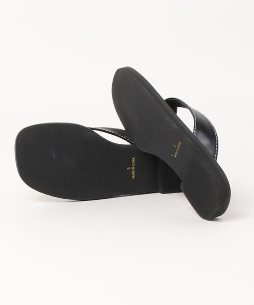 KOBE LETTUCE（コウベレタス）の「トングフラットステッチサンダル（サンダル・レディース・ホワイト/ブラック/ブラウン/キャメル・LL/S/M/L）」の13枚目の写真