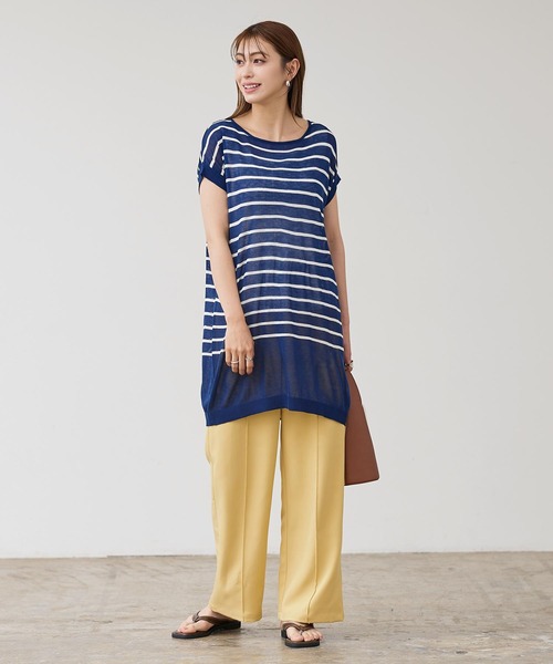 KOBE LETTUCE（コウベレタス）の「トングフラットステッチサンダル（サンダル・レディース・ホワイト/ブラック/ブラウン/キャメル・LL/S/M/L）」の8枚目の写真