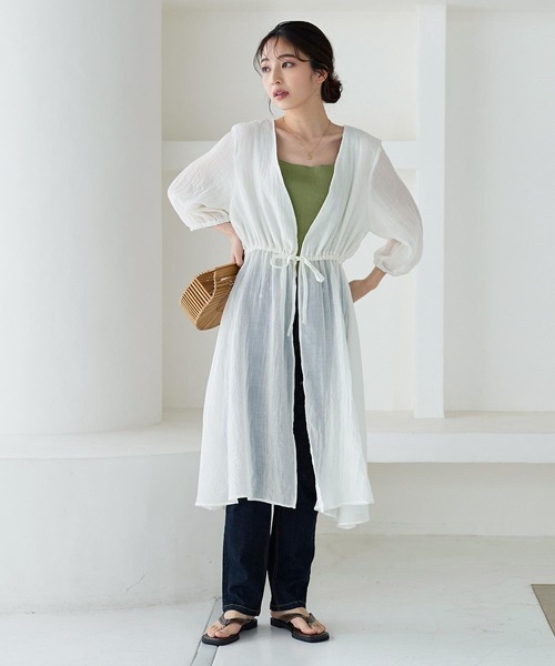 KOBE LETTUCE（コウベレタス）の「トングフラットステッチサンダル（サンダル・レディース・ホワイト/ブラック/ブラウン/キャメル・LL/S/M/L）」の10枚目の写真