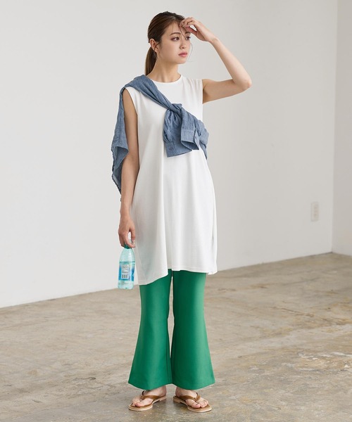 KOBE LETTUCE（コウベレタス）の「トングフラットステッチサンダル（サンダル・レディース・ホワイト/ブラック/ブラウン/キャメル・LL/S/M/L）」の11枚目の写真