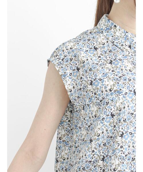 Te chichi（テチチ）の「小花柄シャツ衿ブラウス（シャツ/ブラウス・レディース・ブラック/オフホワイト・ﾌﾘ-）」の17枚目の写真