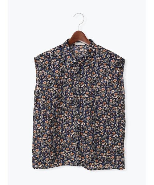 Te chichi（テチチ）の「小花柄シャツ衿ブラウス（シャツ/ブラウス・レディース・ブラック/オフホワイト・ﾌﾘ-）」の18枚目の写真