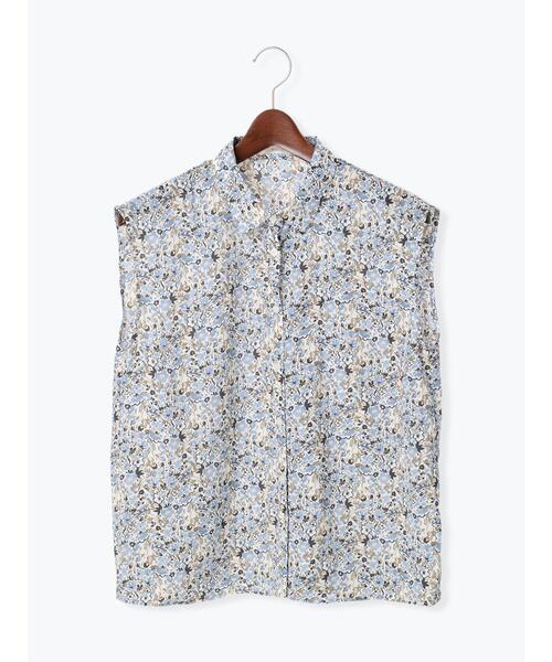 Te chichi（テチチ）の「小花柄シャツ衿ブラウス（シャツ/ブラウス・レディース・ブラック/オフホワイト・ﾌﾘ-）」の19枚目の写真