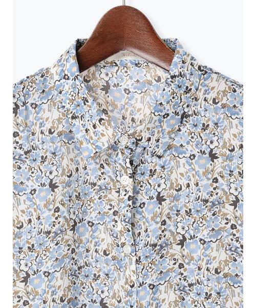 Te chichi（テチチ）の「小花柄シャツ衿ブラウス（シャツ/ブラウス・レディース・ブラック/オフホワイト・ﾌﾘ-）」の21枚目の写真