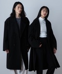 WEGO(ウィゴー)のWEGO/ニットメルトンダブルチェスターコート