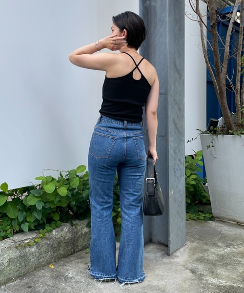 CIAOPANIC（チャオパニック）の「2WAYアメスリパット付きキャミソール（キャミソール・レディース・ブラック/オフホワイト/ピンク/グリーン・FREE）」の7枚目の写真