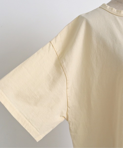 aimer le mieux（エメルミュー）の「aimer ここちいいサイズTee（Tシャツ/カットソー・レディース・ダークブラウン/イエロー/グリーン/アイボリー・FREE）」の19枚目の写真