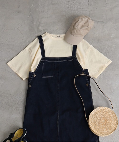 aimer le mieux（エメルミュー）の「aimer ここちいいサイズTee（Tシャツ/カットソー・レディース・ダークブラウン/イエロー/グリーン/アイボリー・FREE）」の10枚目の写真