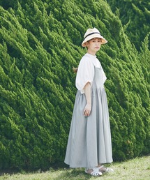 and R | エプロンギャザーワンピース(ジャンパースカート)