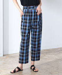 Demi-Luxe BEAMS | Demi-Luxe BEAMS / カラー チェック パンツ(その他パンツ)