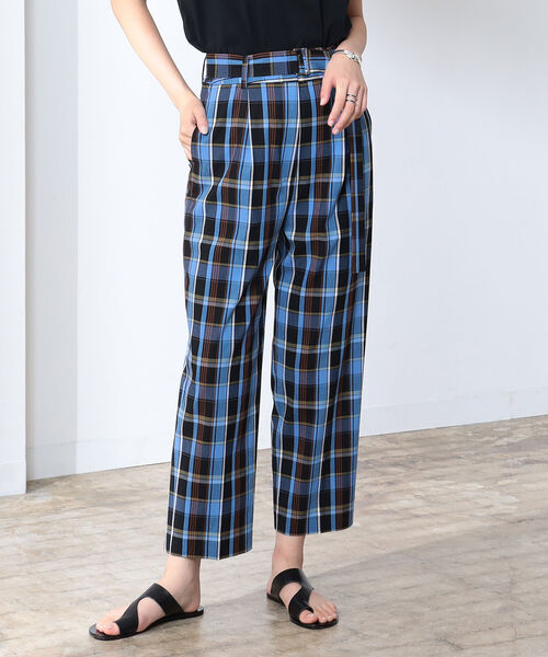Demi-Luxe BEAMS(デミルクス ビームス)の「Demi-Luxe BEAMS / カラー チェック パンツ(その他パンツ・レディース・その他5/その他7・38/36)」の2枚目の写真