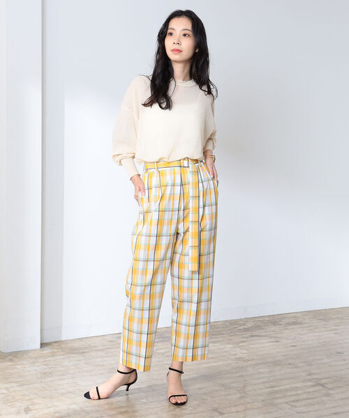 Demi-Luxe BEAMS(デミルクス ビームス)の「Demi-Luxe BEAMS / カラー チェック パンツ(その他パンツ・レディース・その他5/その他7・38/36)」の7枚目の写真