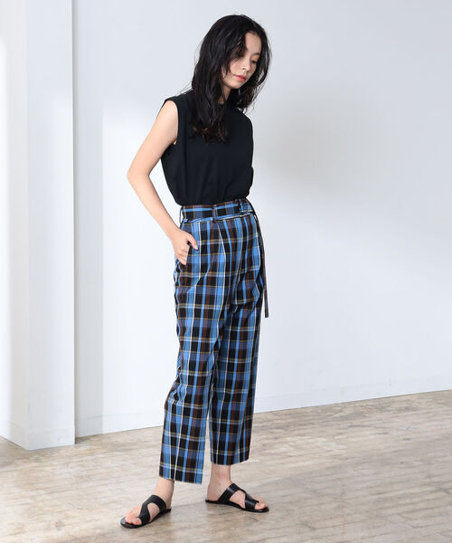 Demi-Luxe BEAMS(デミルクス ビームス)の「Demi-Luxe BEAMS / カラー チェック パンツ(その他パンツ・レディース・その他5/その他7・38/36)」の10枚目の写真