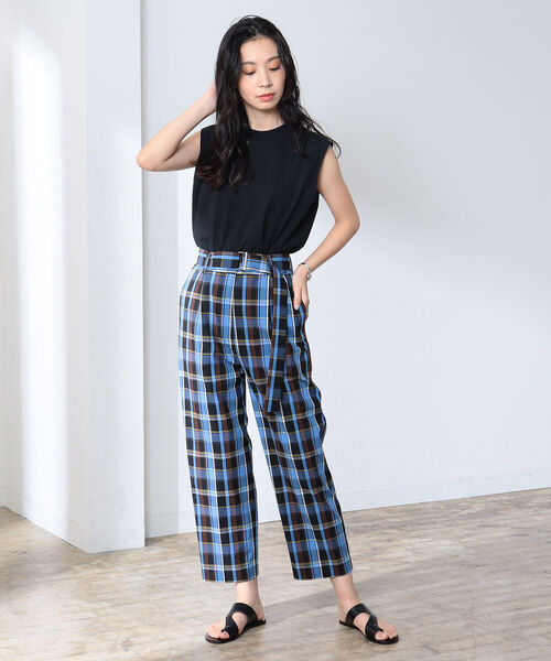 Demi-Luxe BEAMS(デミルクス ビームス)の「Demi-Luxe BEAMS / カラー チェック パンツ(その他パンツ・レディース・その他5/その他7・38/36)」の11枚目の写真