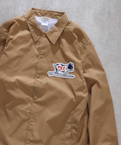 The Endless Summer（エンドレスサマー）の「BUHI WAPPEN COACH JKT（ナイロンジャケット・メンズ・ベージュ/グリーン/チャコール/ブラック/ネイビー/ワイン・LARGE/X-LARGE/MEDIUM/SMALL）」の4枚目の写真