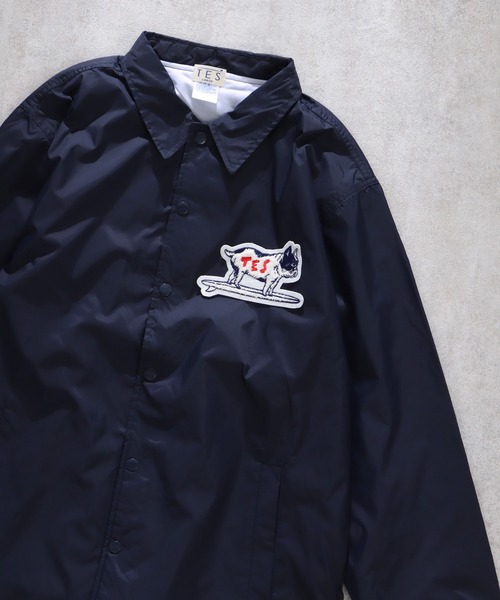 The Endless Summer（エンドレスサマー）の「BUHI WAPPEN COACH JKT（ナイロンジャケット・メンズ・ベージュ/グリーン/チャコール/ブラック/ネイビー/ワイン・LARGE/X-LARGE/MEDIUM/SMALL）」の6枚目の写真