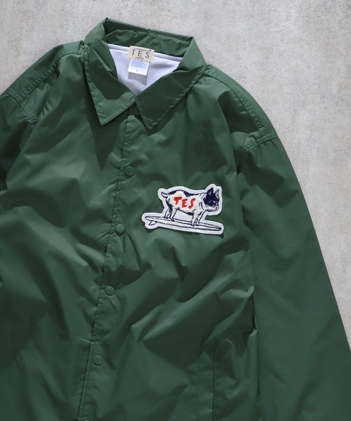 The Endless Summer（エンドレスサマー）の「BUHI WAPPEN COACH JKT（ナイロンジャケット・メンズ・ベージュ/グリーン/チャコール/ブラック/ネイビー/ワイン・LARGE/X-LARGE/MEDIUM/SMALL）」の5枚目の写真