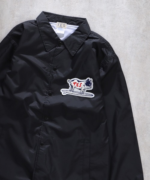 The Endless Summer（エンドレスサマー）の「BUHI WAPPEN COACH JKT（ナイロンジャケット・メンズ・ベージュ/グリーン/チャコール/ブラック/ネイビー/ワイン・LARGE/X-LARGE/MEDIUM/SMALL）」の2枚目の写真