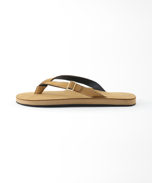 EL NIDO FLIPS（エルニドフリップス）の「【EL NIDO FLIPS / エル ニド フリップス】 カーフヌバックバックルビーチサンダル（サンダル・メンズ・ブラウン系その他/ブラック・37/39/38/36/40/41/42）」の3枚目の写真