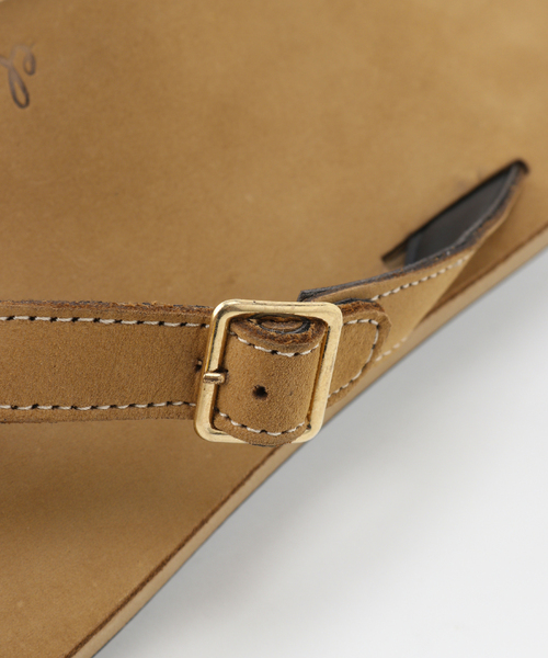 EL NIDO FLIPS（エルニドフリップス）の「【EL NIDO FLIPS / エル ニド フリップス】 カーフヌバックバックルビーチサンダル（サンダル・メンズ・ブラウン系その他/ブラック・37/39/38/36/40/41/42）」の10枚目の写真