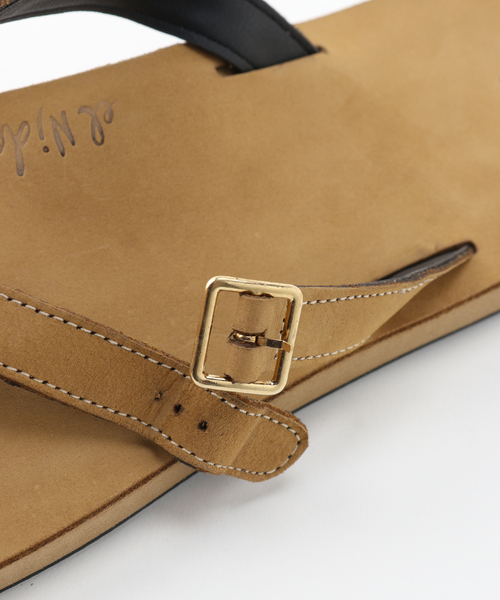 EL NIDO FLIPS（エルニドフリップス）の「【EL NIDO FLIPS / エル ニド フリップス】 カーフヌバックバックルビーチサンダル（サンダル・メンズ・ブラウン系その他/ブラック・37/39/38/36/40/41/42）」の11枚目の写真