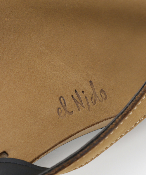 EL NIDO FLIPS（エルニドフリップス）の「【EL NIDO FLIPS / エル ニド フリップス】 カーフヌバックバックルビーチサンダル（サンダル・メンズ・ブラウン系その他/ブラック・37/39/38/36/40/41/42）」の13枚目の写真