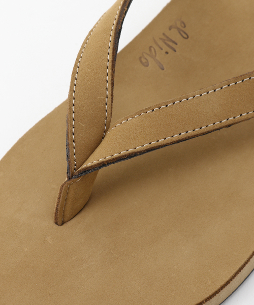 EL NIDO FLIPS（エルニドフリップス）の「【EL NIDO FLIPS / エル ニド フリップス】 カーフヌバックバックルビーチサンダル（サンダル・メンズ・ブラウン系その他/ブラック・37/39/38/36/40/41/42）」の15枚目の写真