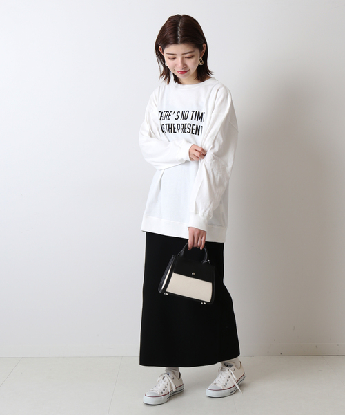 B.C STOCK(ベーセーストック)の「キャンバスミニショルダーBAG◆(クラッチバッグ・レディース・ブラック/ベージュ・FREE)」の12枚目の写真