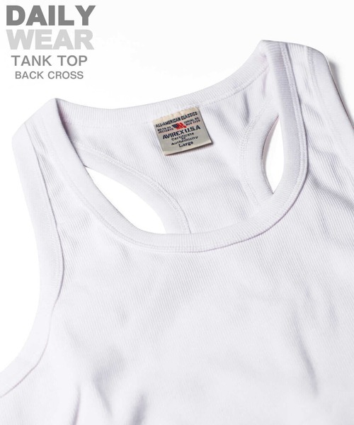 AVIREX（アヴィレックス）の「【DAILY】デイリー タンクトップ/DAILY TANK TOP/AVIREX/アヴィレックス（タンクトップ・メンズ・ブラック/ホワイト/チャコール/その他11/グレー/オリーブ系・M/S/L/XL）」の13枚目の写真