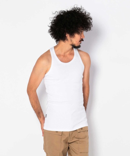 AVIREX（アヴィレックス）の「【DAILY】デイリー タンクトップ/DAILY TANK TOP/AVIREX/アヴィレックス（タンクトップ・メンズ・ブラック/ホワイト/チャコール/その他11/グレー/オリーブ系・M/S/L/XL）」の10枚目の写真